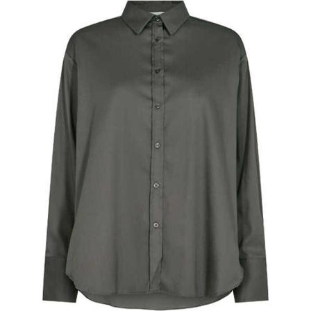 Levete Room Isla Solid 61 Shirt Brown Grøn, Dame Skjorter