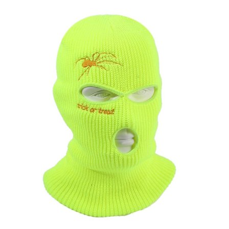 Stickad mössa vindtät mask D D D