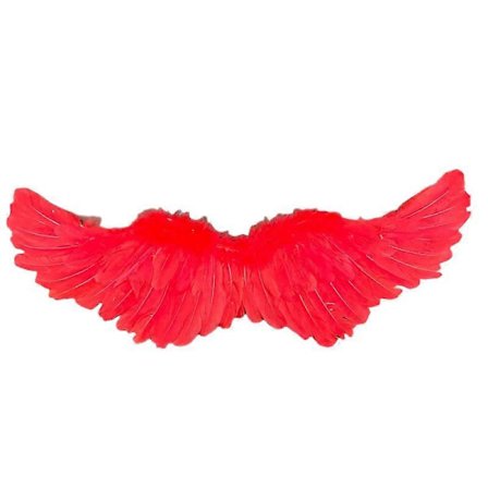 Svarte englevinger for voksne - 80x40cm - Svart fjærvinge - Kostymevinger - Store englevinger (FMY)