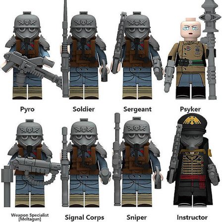 Knights Warrior Soldat Minifigur Byggeklodser Børnelegetøjssæt