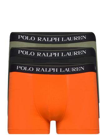 Classic Stretch-Cotton Trunk 3-Pack Orange Polo Ralph Lauren Underwear