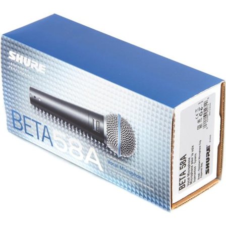 Shure BETA58A Mikrofoni Laulumikrofoni Langallinen mikrofoni UUSI