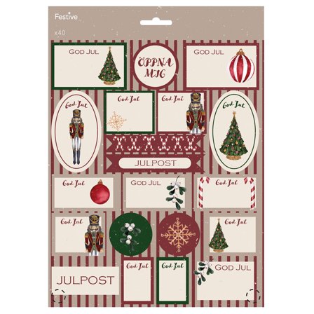 Julemærker 40-pak