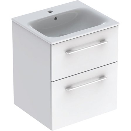 Ifö Spira Pro Møbelpakke smalt design, 2 skuffer, hvit Bredde: 54 cm, Baderom