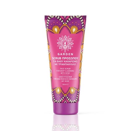 GARDEN FACE SCRUB UNGDOMSROS 50 ml - rosa ansiktsskrubb