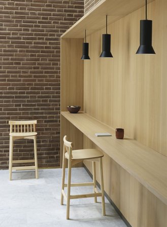 Hat taklampe small Ø13 - sort