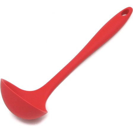 Premium Silikonslev, 12 tum, Röd