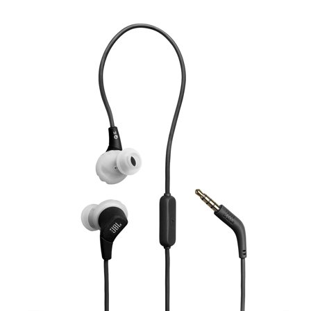 JBL - In-ear hörlurar Endurance Run 3 - Black and Grey Svart