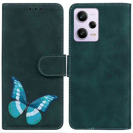 Fjäril Tryck Telefonskal för Xiaomi Redmi Note 12 Pro 5G/Note 12 Pro Speed 5G/Poco X5 Pro 5G