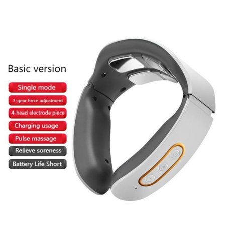Elektrisk Neck Massager Nakke Afslapningsmaskine HVID BASIC