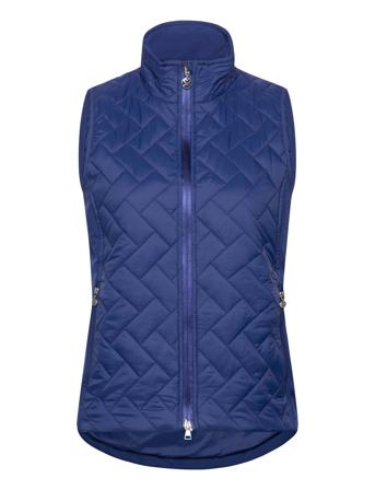 Bonnie Padded Vest Vests Padded Vests Blå Daily Sports*Betinget Tilbud