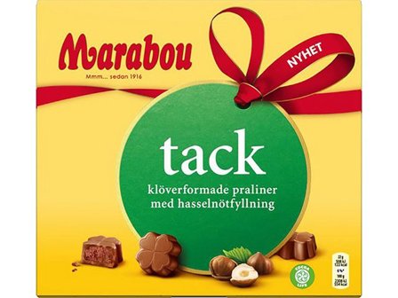 Marabou Choklad Tack Hazelnut 110g - Lyreco - Kök och servering - Ätbart - Godis och choklad