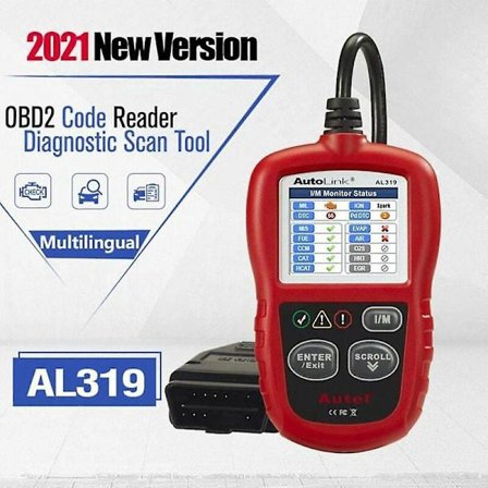 Autel AL319 OBD2 multimerke bildiagnoseskanner (fransk)