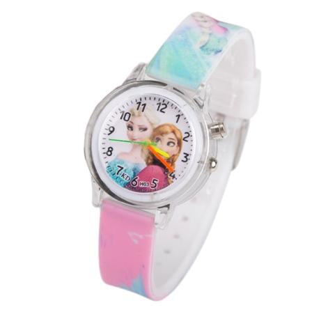 Frozen Aisha sarjakuva lapsi tyttö printed valoisa watch - Perfet Purple