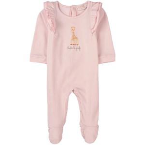Sophie La Girafe Barely Pink Giraffe Footed Baby Body 6 Months - All in ones - 6 months - Pink