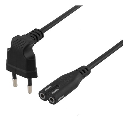 Deltaco DEL-109BF - strømkabel - Europlug til power IEC 60320 C7 - 3 m