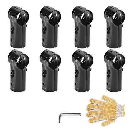 8 Sarjaa 1 Tuuman T-Putken Kiinnike, Kylmävalssattu Teräsliitin Ketjun Linkki Aita Osien Pääkisko T-Kiinnike 1 Tuuman (25mm) Ulkohalkaisijalle