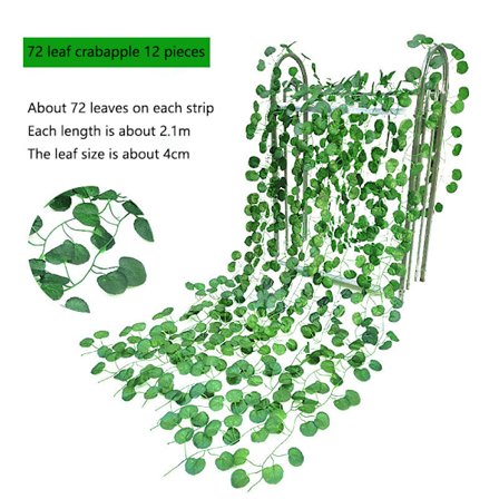 12 kunstige vinstokker falske eføyblader kunstig eføy