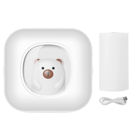 Mini Thermal Printer Sticker Maker Machine Bärbar Bluetooth-kompatibel ficka