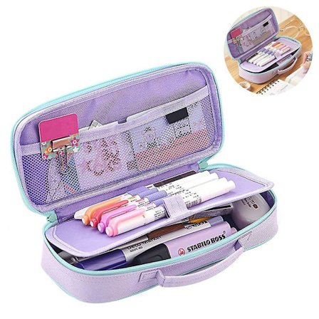 Cute Pencil Case Capacity Portable Multifunction Pen Bag