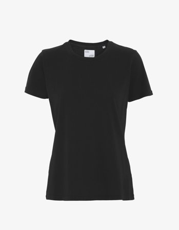 Women Light Organic Tee - Deep Black M