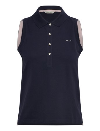 GANT | Contrast Collar Sleeveless Pique | XS