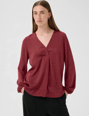 InWear Rindaiw Blouse - Burgundy - 42