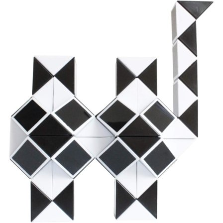 Magisk orm kub twist pussel 72 kilar sensorisk fidget strumpa S