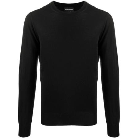 Emporio Armani Strik Sort, Herre Strik