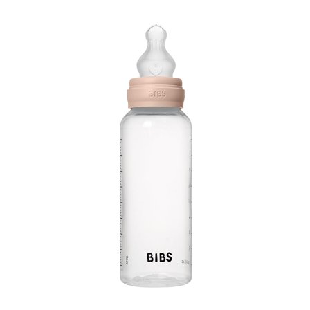 BIBS Sutteflaske Medium Flow Silikone Blush 270 ml, Børn & Forældre, Sutteflasker & Tilbehør, Sutteflasker