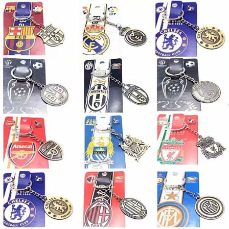 Mub- Fotball Metall Nøkkelring Minnegåve Personlig Nøkkelring Hengesmykke