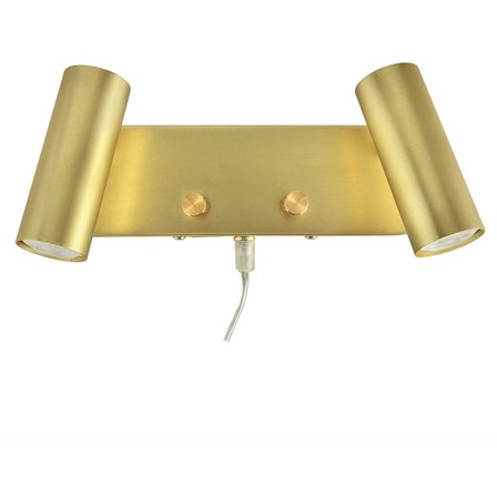 Oriva - Vegglampe 2xMini Mässing 49623-50 Messing