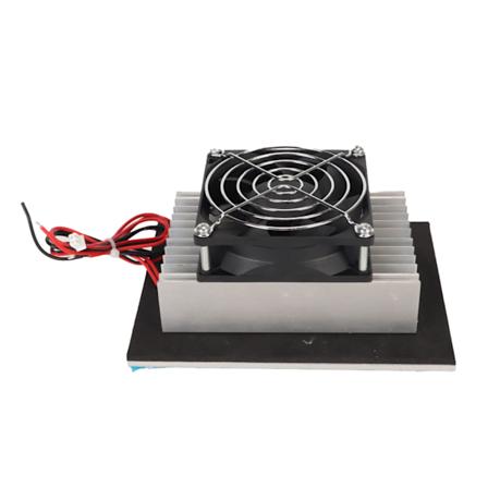 Peltier kjølevifte 12V 120W Aluminiumlegering Plassbesparende Støysvak Halvlederkjøler for PC Tabletboks Kjæledyrseng