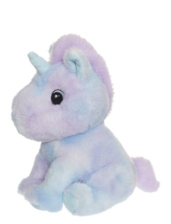 Teddykompaniet Unicorn, Rainbowcoloured, Purple - Purple - 26 cm