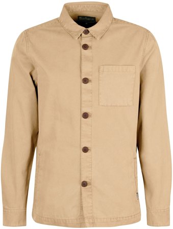 Barbour M's Washed Overshirt Washed Stone