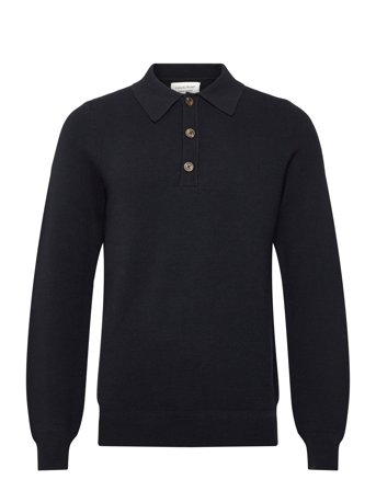 Casual Friday Cfabel 0231 Milano Polo Knit - Navy - XXXL