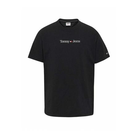Tommy Hilfiger T-Shirts , Zwart , Heren , Maat: M