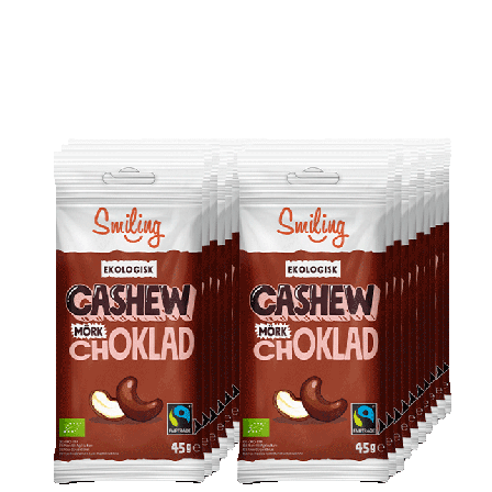Smiling 20 x Naturgodis Cashewnötter 45 g