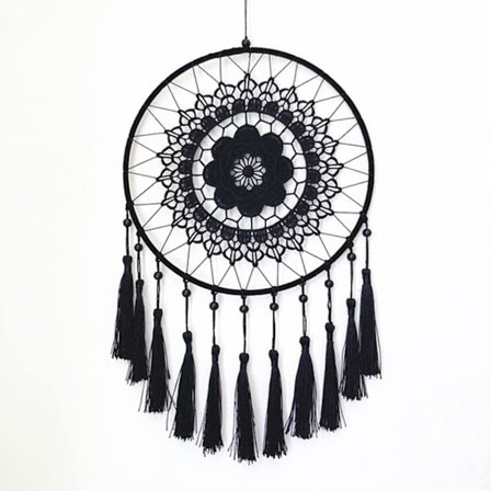 1 kpl käsintehty makramee-seinävaate, makramee-seinävaate