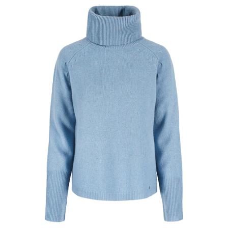 tirillm Solar high -neck chunky Trui , Blauw , Dames , Maat: M