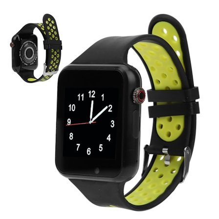 C5 Bluetooth Smartwatch Bärbar Telefonklocka Sport Steg Räknare Stegräknare Pekskärm SIM-kort Typ