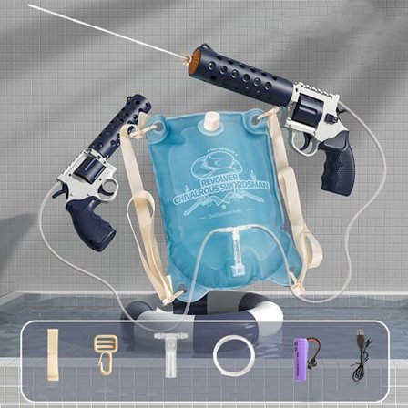 Sähköinen revolveri vesilelu Lasten kesäinen roiskuvan veden koneen lasten lelu