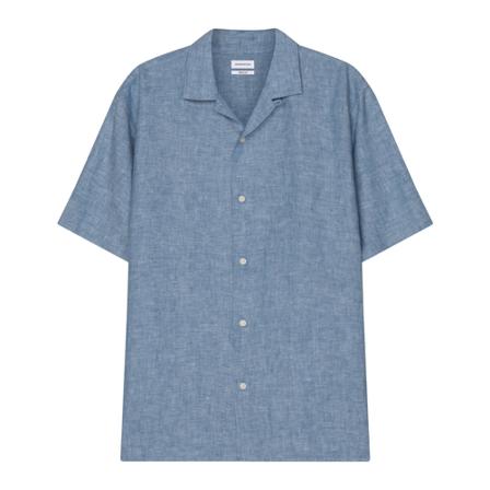 Seidensticker Linen shirt Regular , Blauw , Heren , Maat: XL