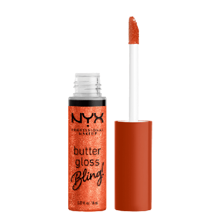 NYX Professional Makeup Butter Gloss Bling Lipgloss Läppglans Unisex Brun 8 ML