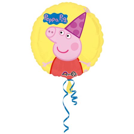 Peppa Pig Folieballong Gul XL
