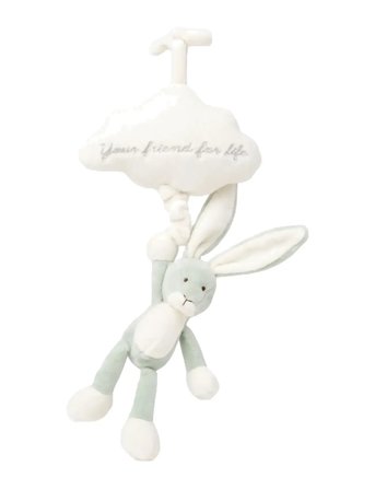 Teddykompaniet Diinglisar, Speldosa Moln, Kanin, Lindblomsgrön - Green - 37 CM