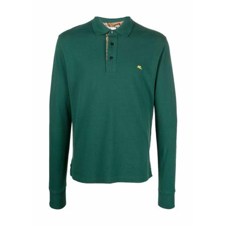 Etro - Pikétröjor - Grön - Herr - Storlek: Xl, Herr, Storlek: XL