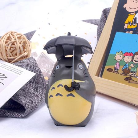 Plastik Totoro Model Figurer Fe Figur Blomsterpot Ornamenter Miniature