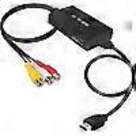 RCA till HDMI-omvandlare, komposit till HDMI-adapter stöder 1080p PAL/NTSC A