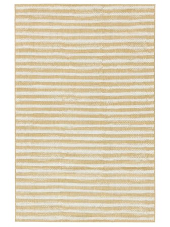 Dune Indoor/Outdoor Rug Washable 140X200 Small Light Yellow/White